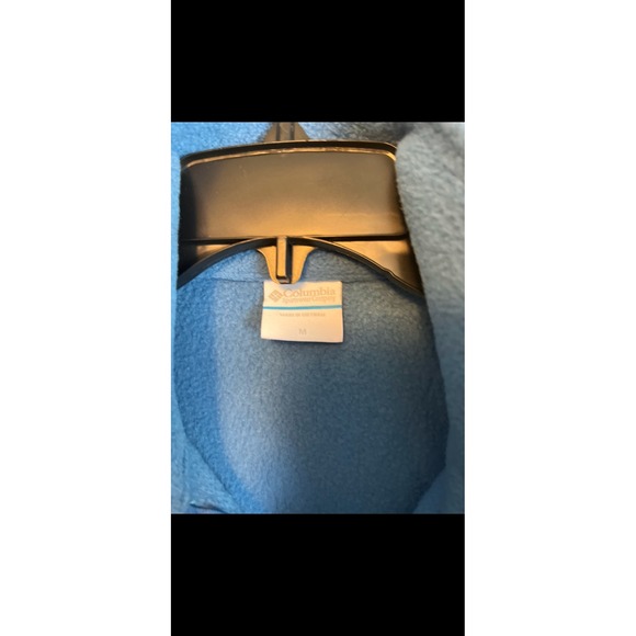 Columbia Fleece Vest Full Zip Womens M Blue Sleeveless Outdoor Casual - Picture 2 of 3